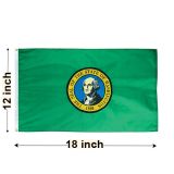 12"x18" Washington Nylon Outdoor Flag
